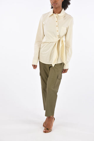 Camicia in Cotone con Fiocco