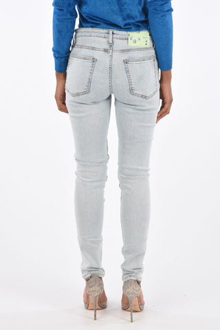 jeans skinny fit a vita regolare