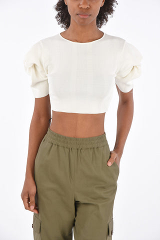 Top Crop Girocollo