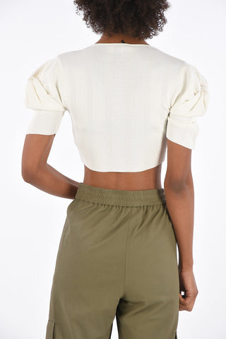 Top Crop Girocollo