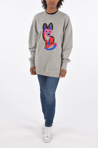 ACIDE Embroidered Crew-Neck Sweater