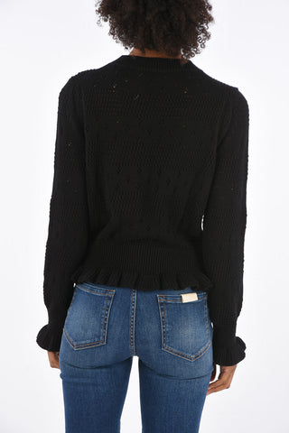 Maglia Girocollo a Trecce