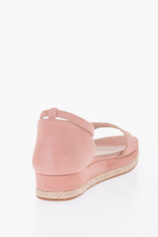 3cmSuede Leather Sandal with Platform