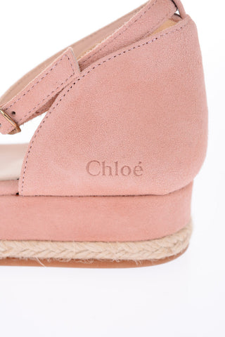 3cmSuede Leather Sandal with Platform