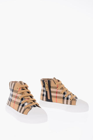Fabric Tartan Sneakers