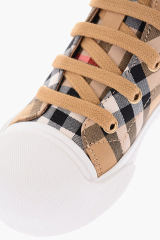 Fabric Tartan Sneakers