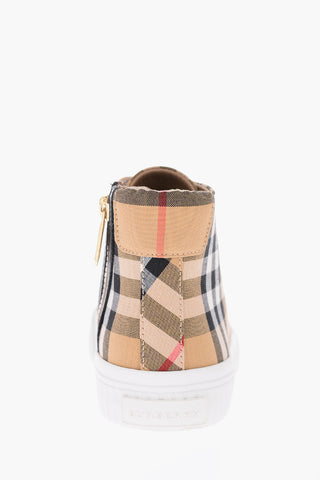Fabric Tartan Sneakers