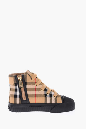Fabric Tartan Sneakers