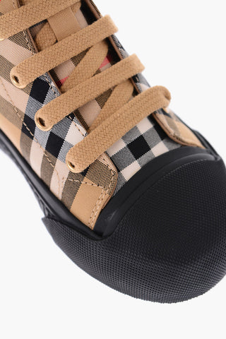 Fabric Tartan Sneakers