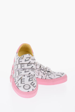 Leather Printed Sneakers