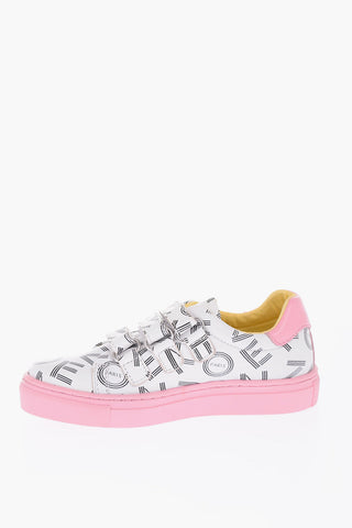Leather Printed Sneakers
