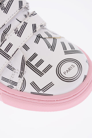 Leather Printed Sneakers