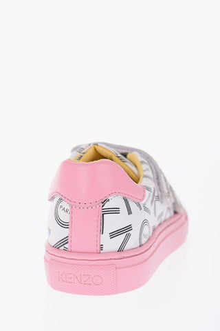 Leather Printed Sneakers