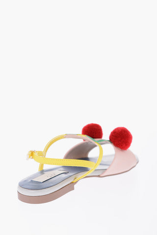 Faux Leather Sandal