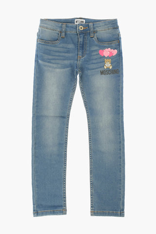 Stretch Denim jeans with Print