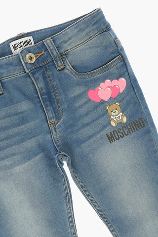 Stretch Denim jeans with Print