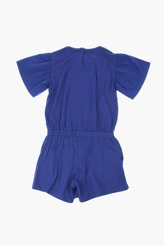 Stretch Cotton Printed Jumpsuit