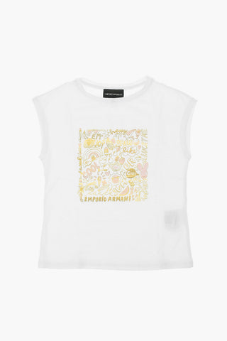EMPORIO Printed Sleeveless T-shirt
