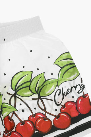 Shorts Stampa Ciliegie