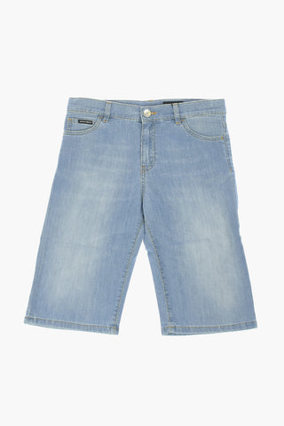 Stretch Denim Bermuda