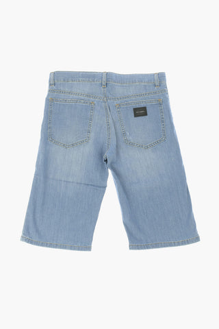 Stretch Denim Bermuda