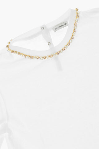 T-shirt with Jewel Details