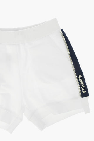 Bermuda with Jewel Details