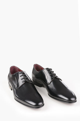 Scarpe Derby in Pelle Spazzolata