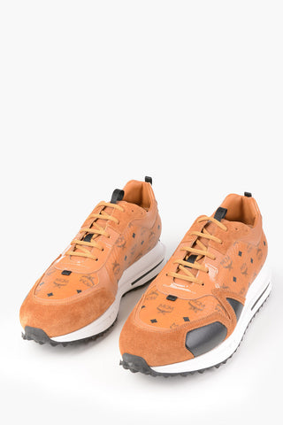 Sneakers in pelle con Stampa Monogram