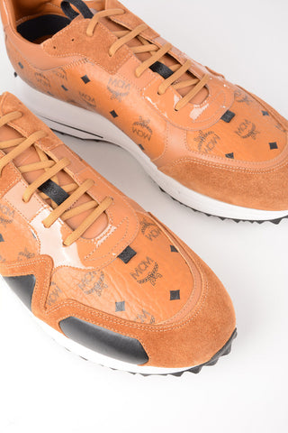 Sneakers in pelle con Stampa Monogram