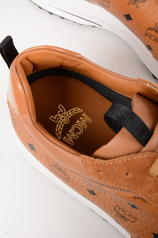 Sneakers in pelle con Stampa Monogram