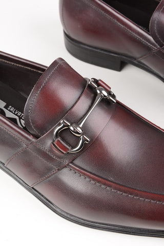 Brushed Leather Loafers GERMAIN with Horsebit