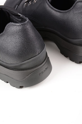 Track Sole Derby Shoes
