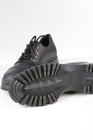 Track Sole Derby Shoes