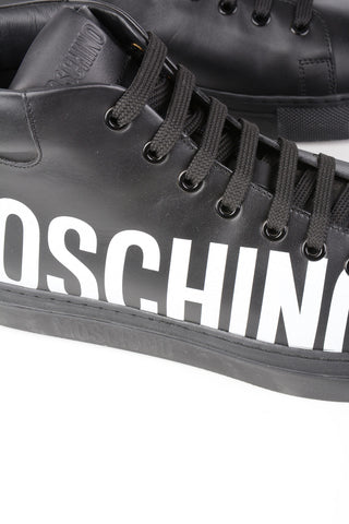 COUTURE! Logoed Leather High Top Sneakers