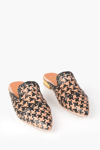 Braided Leather OSAKA Slippers
