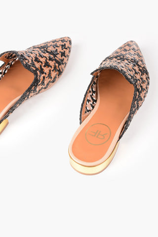Braided Leather OSAKA Slippers