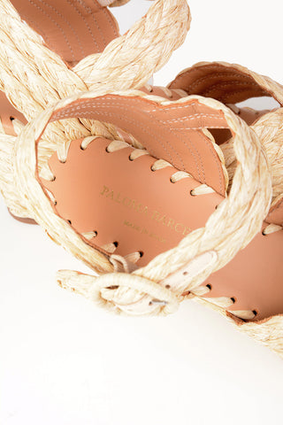 Raffia LAVA Sandals 8cm
