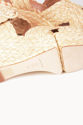 Raffia LAVA Sandals 8cm