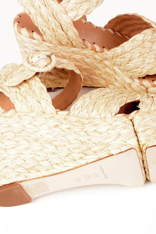 Raffia LAVA Sandals 8cm