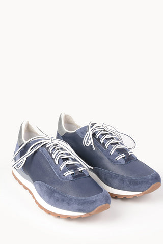 Sneakers in Suede e Tessuto