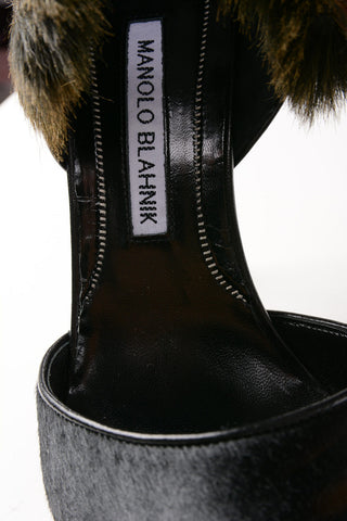 Animal Printed Ponyskin ZARETTA Pumps 12cm