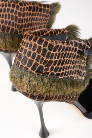 Animal Printed Ponyskin ZARETTA Pumps 12cm
