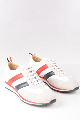 Quilted Leather RWB STRIPE Sneakers