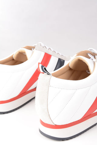 Quilted Leather RWB STRIPE Sneakers