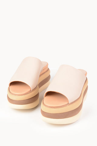 Leather DENIS Platform Sandals 6cm