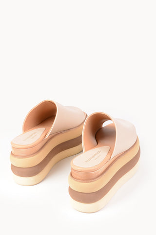 Leather DENIS Platform Sandals 6cm