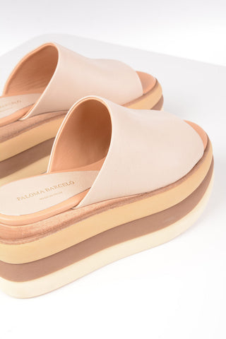 Leather DENIS Platform Sandals 6cm