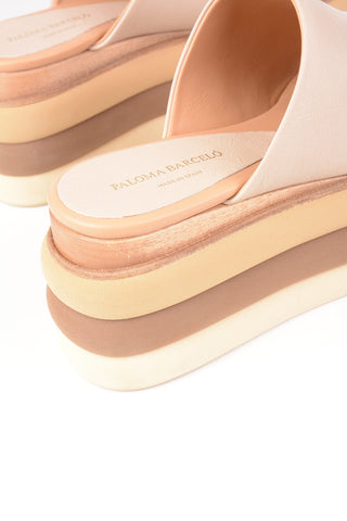Leather DENIS Platform Sandals 6cm