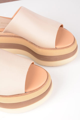 Leather DENIS Platform Sandals 6cm